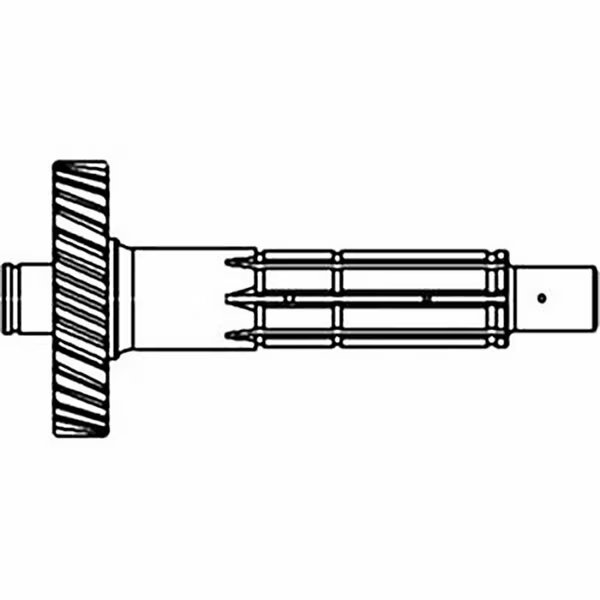Transmission Countershaft Fits John Deere 300 400 1020 1030 1040 Plus, Aftermarket, Mfr#: T24726